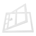 thumbnail image 1 of ETEREAUTY Etereautey Pet Door Screen White Plastic for Indoor Cats and Dogs, 1 of 8