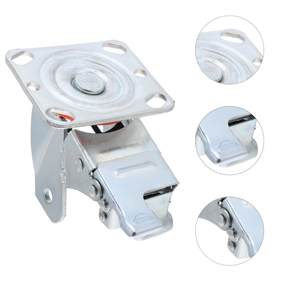 ETEREAUTY Industrial Heavy Load Caster Wheel Bracket with Reinforced Steel Frame and 360 Degree Rotation