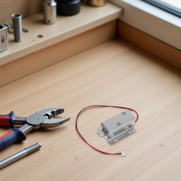 ETEREAUTY Intelligent Electric Cabinet Lock with Slant Face Latch for Vending Machines and Storage