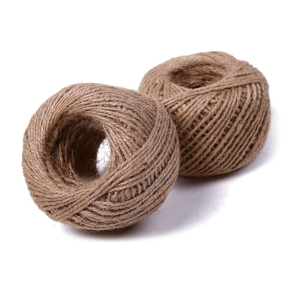 ETEREAUTY Jute String Twine Jute Rope Transparent Round Crafting Crafters 1Pack