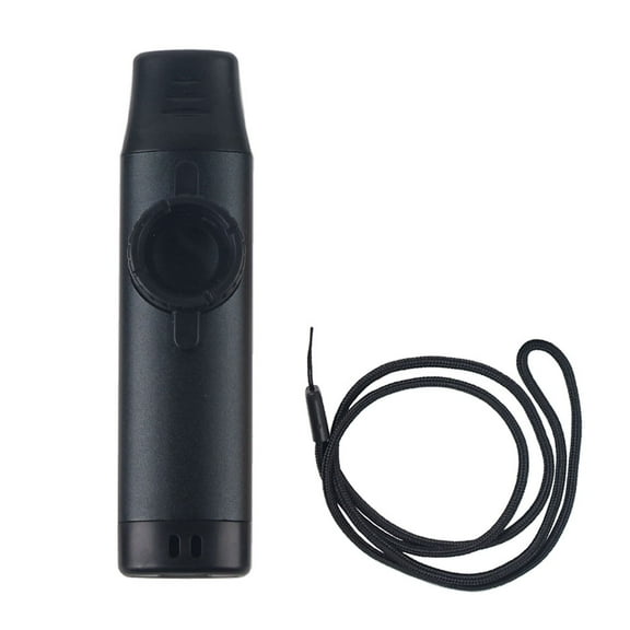 ETEREAUTY Kazoo Instrument Guitar Partner Black Compact Shape Musical Companion for All Ages 1Set
