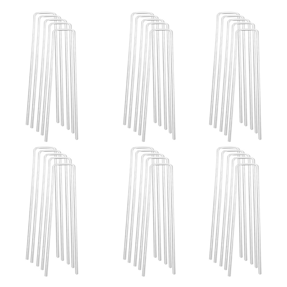 ETEREAUTY Landscape Staples 7 Inch 50pcs Garden Staples, Heavy Duty Sod