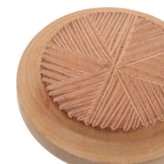 ETEREAUTY Compact Wooden Wheat Grinder Manual Grain Mill for Kitchen Use