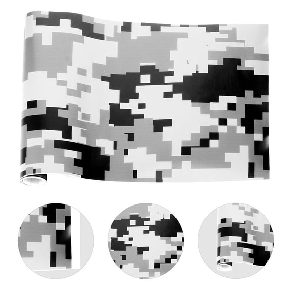 ETEREAUTY Multi Color Camo Vinyl Wrap for Cars PVC Material Easy Install Removable Vehicle Wrap Film