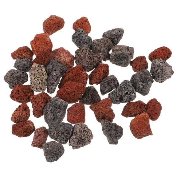 ETEREAUTY Natural Style Irregular Shape Volcanic Rock for Fish Tank Landscaping 1 Set