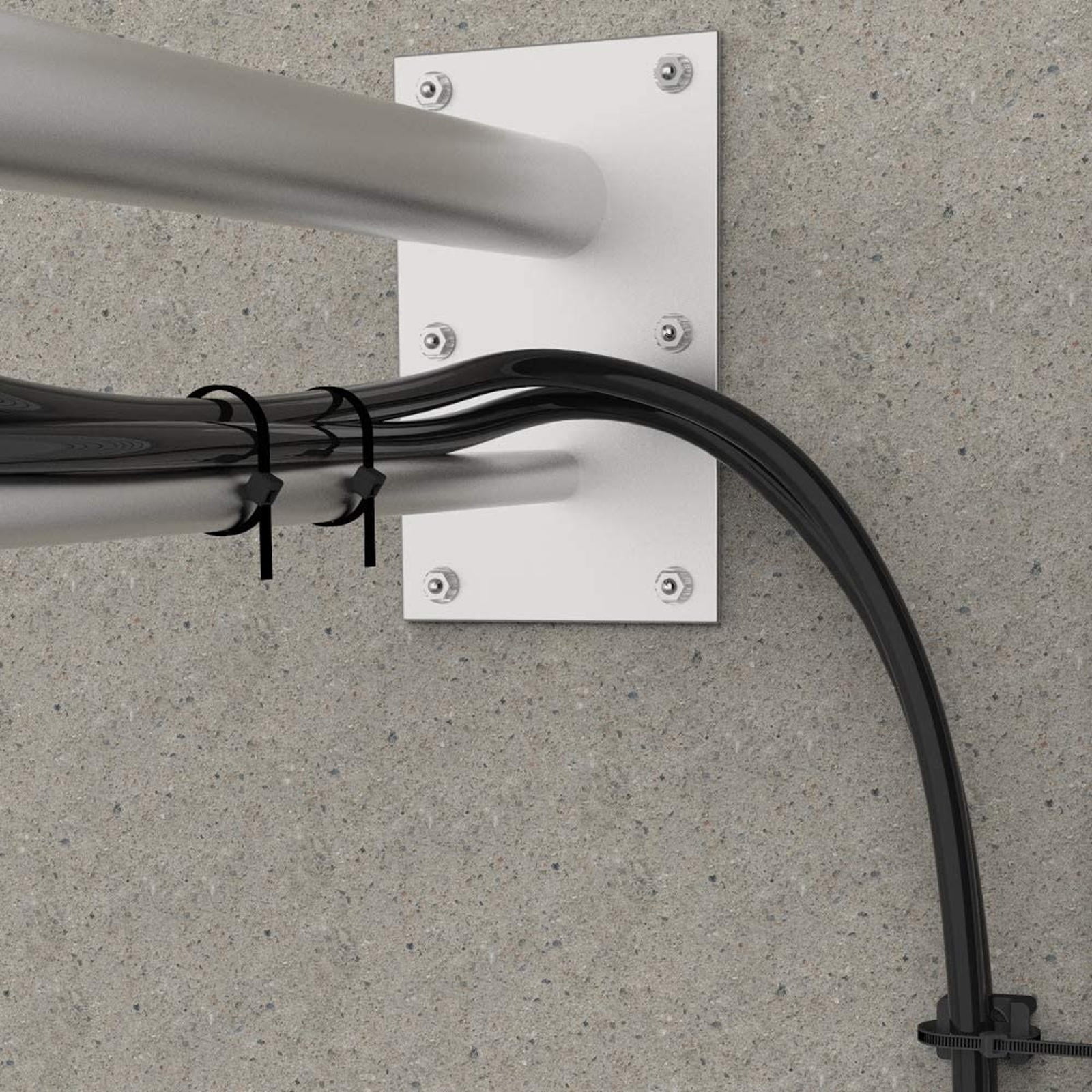 ETEREAUTY Nylon Saddle Cable Tie Mount Screw Fixture for Tight Cable ...