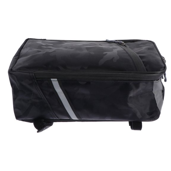 ETEREAUTY Outdoor Bike Tail Bag Camouflage Polyester Large Capacity for Wallet Phone Storage