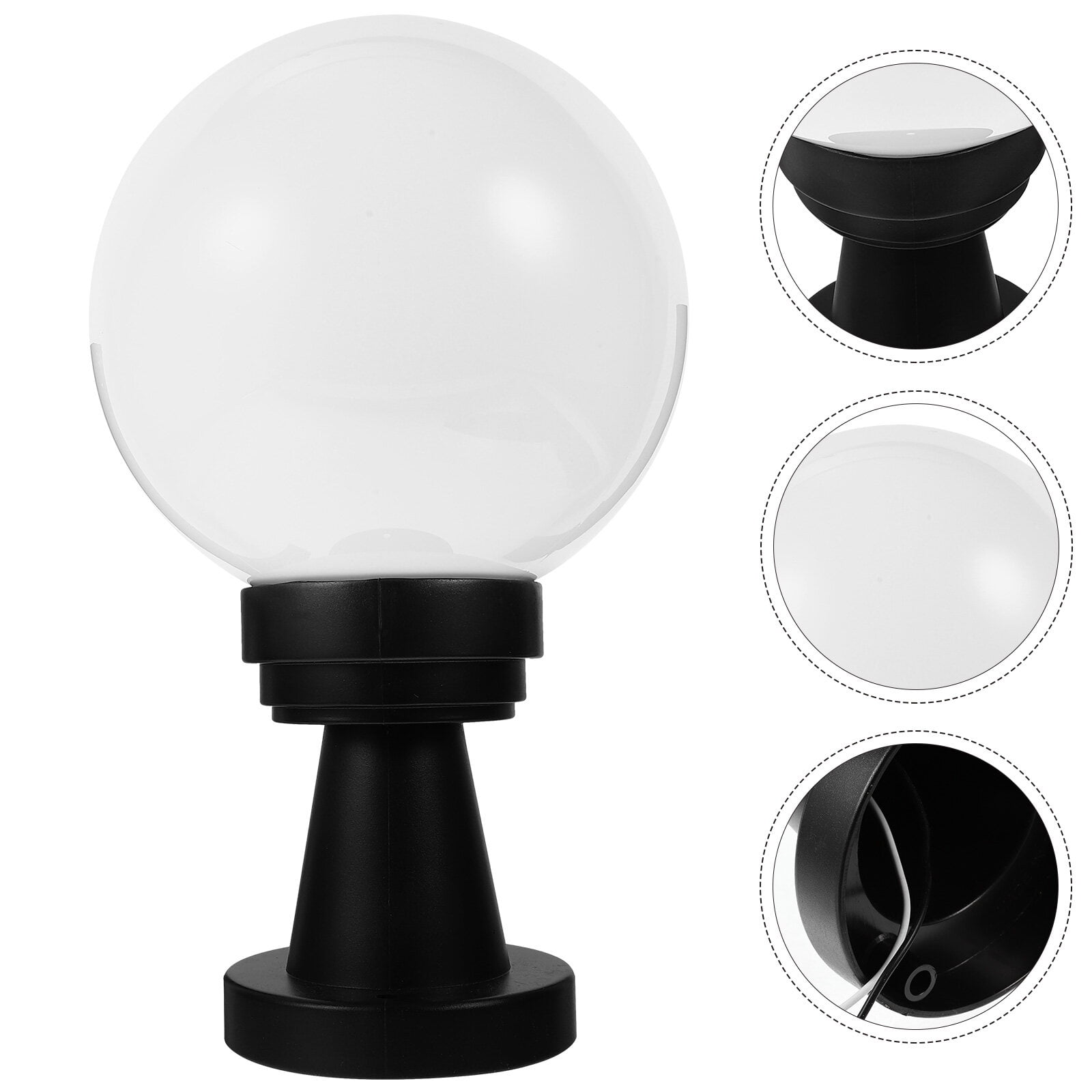 AEG Outdoor Pedestal Light - 50 Cm Aluminium LED Bollard Light, Anthracite/White, 7W, IP54