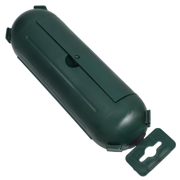 ETEREAUTY Outdoor Electrical Box Extension Cord Box Green TPR Dust Protection for Holiday Lights 1Pcs