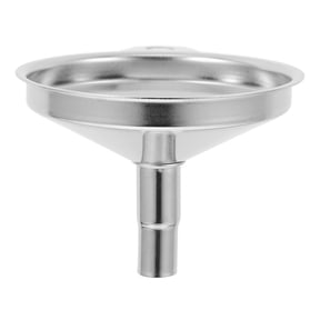 ETEREAUTY Plated Metal Funnel for Home Kitchen Use with Wide Mouth and Spill Control Design