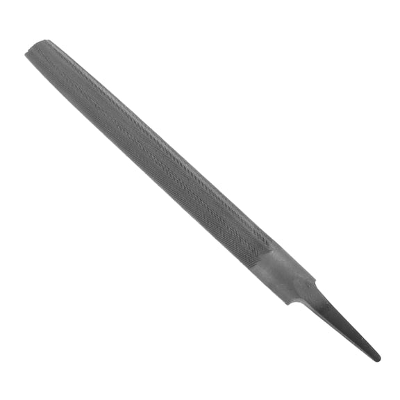 ETEREAUTY Plated Silver Half Round File for Woodworking Durable Comfortable Design for Precise Trimming