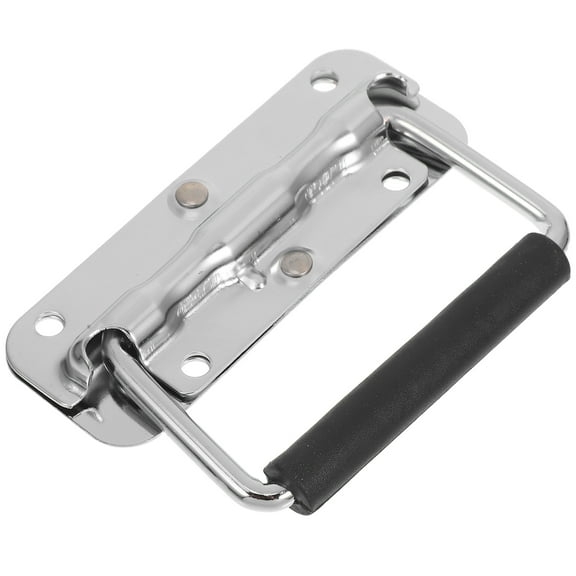 ETEREAUTY Folding Pull Handle Spring Loaded Case Handle Stainless Steel 1Pcs for Tool Storage
