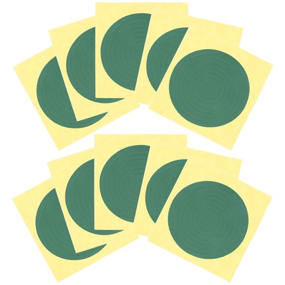 ETEREAUTY Pressure Gauge Identification Labels in Green Adhesive Material for Clear Visibility At Home