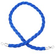 ETEREAUTY .5 Meter Rope Queue Divider with Golden Hooks for Crowd Management