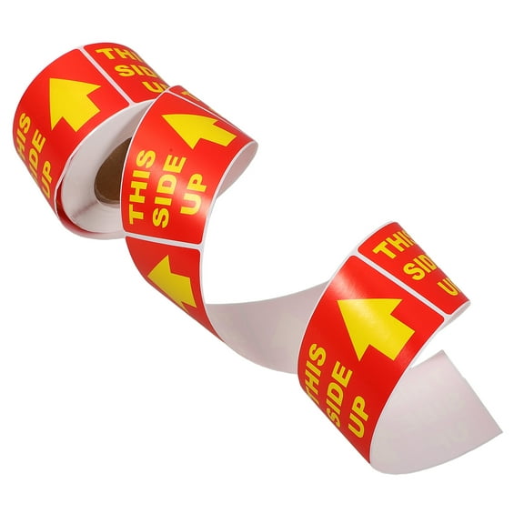 ETEREAUTY Red Packing Shipping Sticker Caution Label for Safe Handling and Transportation