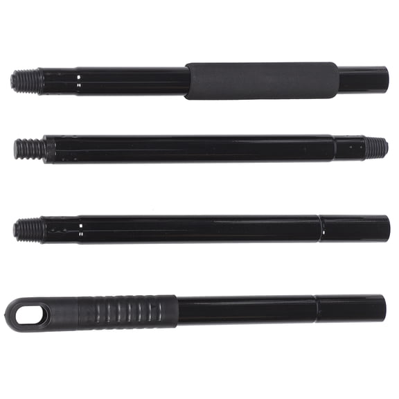 ETEREAUTY Replacement Mop Stick Handle Metal Mop Pole with Comfortable Threaded Connection Black