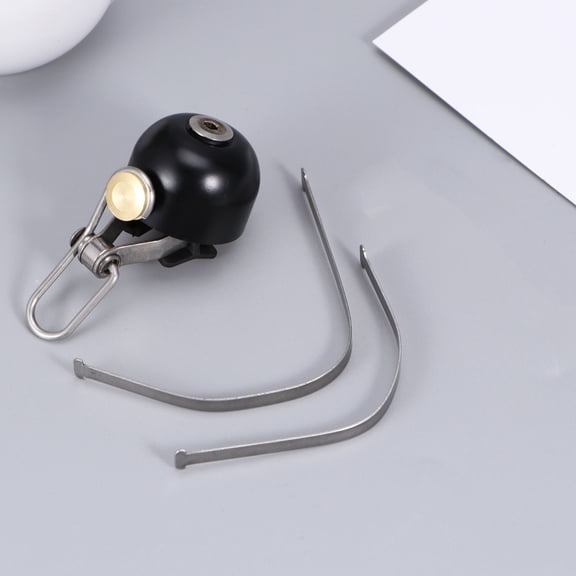 ETEREAUTY Retro Style Black Bike Bell with Clear Loud Ring Suitable for Cycling Handlebar Mount