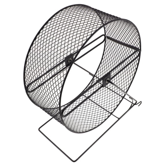 ETEREAUTY Round Iron Chinchilla Running Wheel for Indoor Use 1Set