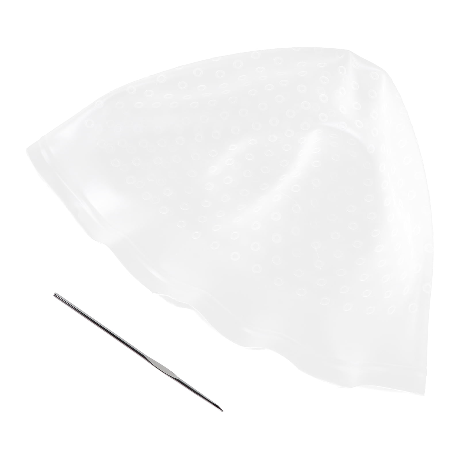 ETEREAUTY Rubber Highlighting Cap Hair Streaking Cap and Hook Hair