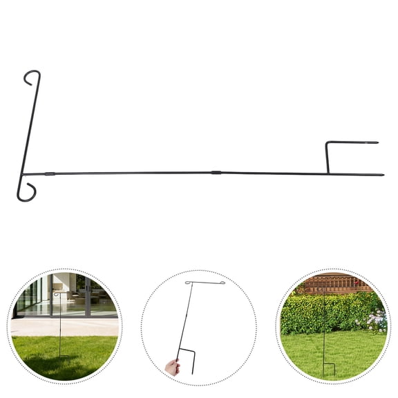 ETEREAUTY Rust Resistant Garden Flag Pole Holder for Memorial and Yard Decorations