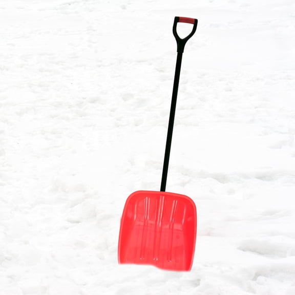 ETEREAUTY Red Plastic Shovel Head - Smooth Surface, Effortless Snow and Yard Waste Removal