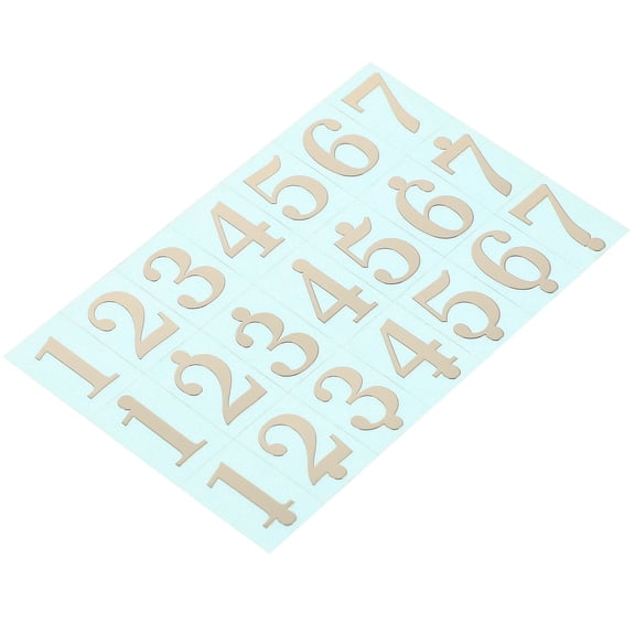 ETEREAUTY Self-adhesive Stickers Musical Instrument Round Gold Embossed for Beginners Piano 1Pack
