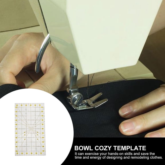 ETEREAUTY Quilting Ruler Transparent Acrylic Durable Rotating Cutting Mat for Fabric