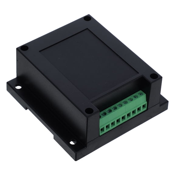 ETEREAUTY Signal Transmission Junction Box Distribution Box Black ABS for Industrial Use 1Pcs