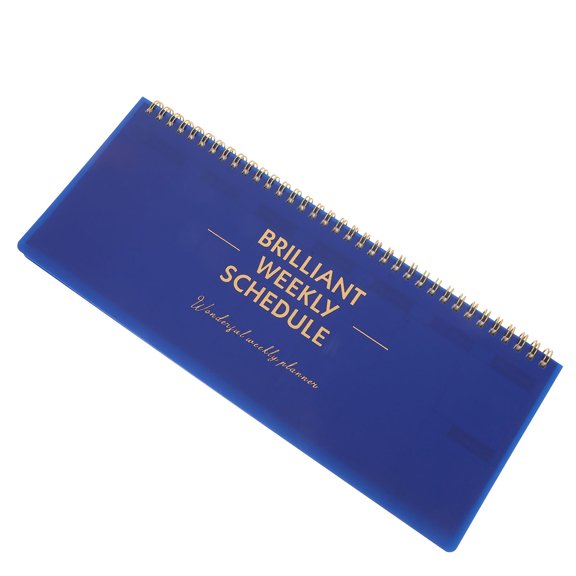 ETEREAUTY Sleek Design Weekly Desk Planner Blue For Professionals 1Pcs