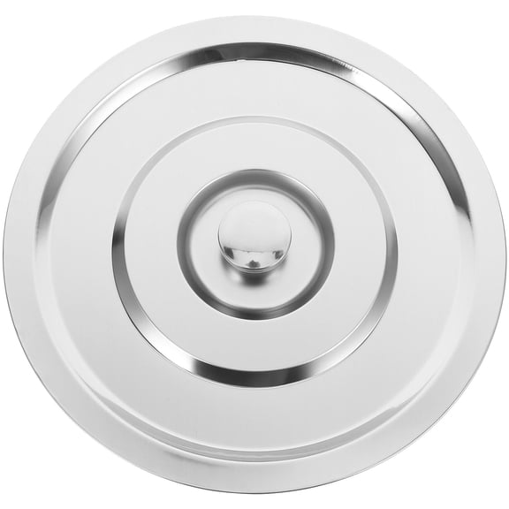 ETEREAUTY Practical Stainless Steel Kitchen Pot Lid Small Pan Cover Easy Storage