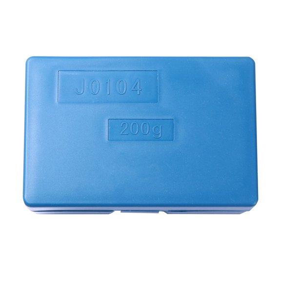 ETEREAUTY Steel Scale Weights Sky Blue Polished Set with Tweezers for Reliable Scale Calibration