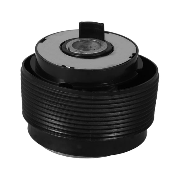 ETEREAUTY Steering Wheel Quick Release, Reliable Black Aluminum and Plastic for Cars