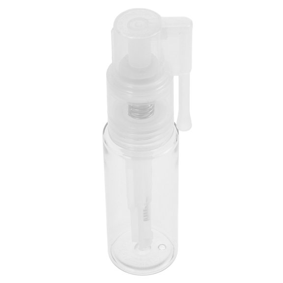 ETEREAUTY Transparent Powder Sprayer Bottle for Travel with Refillable Plastic Container and Fine Mist Spray
