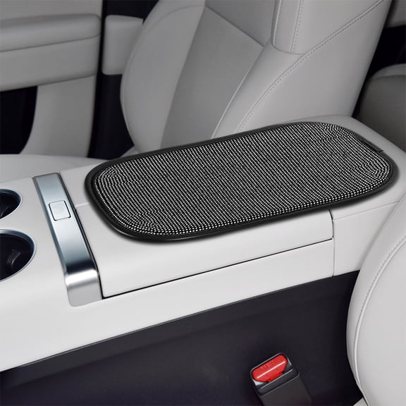 ETEREAUTY Universal White Car Center Console Pad Protective Armrest Cushion for Vehicles