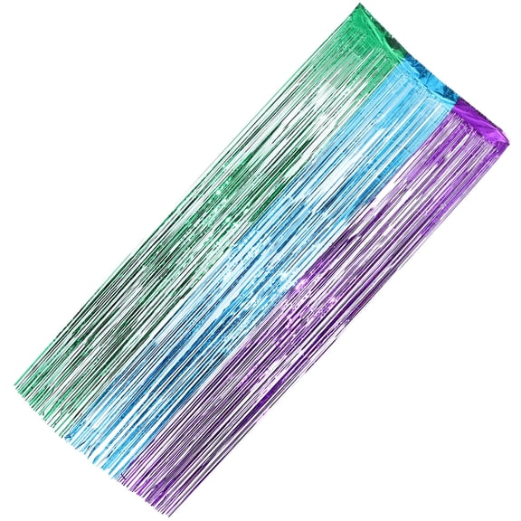 ETEREAUTY Versatile Plastic Fringe Curtain Backdrop for Party Decor and Photo Props