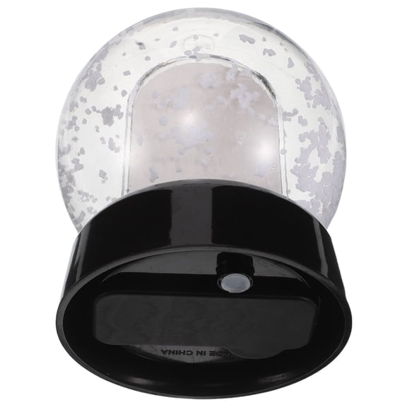 ETEREAUTY Blank Photo Snow Globe with Black Base Clear Sublimation Frame for Personal Photo Inserts