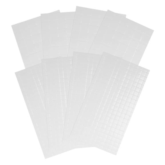 ETEREAUTY White Double Sided Foam Mounting Squares for Crafts Home Office with 3D Design and Soft Material
