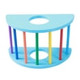 ETEREAUTY Wooden Pet Rainbow Play Bridge for Syrian Hamster and Small