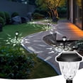 thumbnail image 1 of 8 Pack Solar Pathway Lights, Waterproof Auto On/Off Outdoor Solar Lights for Garden, Walkway and Lawn, Cold White, 1 of 7