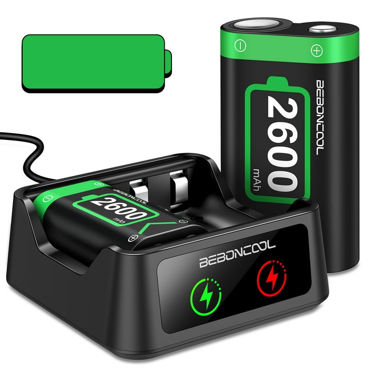 Batterie pour Xbox One/Xbox Series X - 2 * 6240mWh(2 * 2600mAh)  Rechargeable les Prix d'Occasion ou Neuf