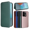 thumbnail image 1 of ETFAST Carbon Fiber Leather Wallet Phone Case For Redmi Note 13 Pro Plus Note 12 Pro Note 11 Pro Note10 Note9 Leather Phone case, 1 of 9