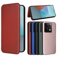 thumbnail image 1 of ETFAST Carbon Fiber Leather Wallet Phone Case For Redmi Note 13 Pro Plus Note 12 Pro Note 11 Pro Note10 Note9 Leather Phone case, 1 of 9