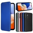 thumbnail image 1 of ETFAST Carbon Fiber Leather Wallet Phone Case For Samsung Galaxy S24 Ultra S24Plus S23 Ultra S23Plus S23FE S22 Ultra S21 Ultra S20 S10 Leather Phone case, 1 of 10