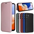 thumbnail image 1 of ETFAST Carbon Fiber Leather Wallet Phone Case For Samsung Galaxy M55 M54 M53 M52 M51 M34 M33 M32 M31S M31 M21S M30S M23 M15 M14 M13 M12 M11 Leather Phone case, 1 of 20