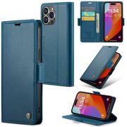 ETFAST Leather Phone Case Wallet With Card Holder Zipper For iPhone 15 Pro Max 15Plus 14ProMax 14Plus 13 Pro Max 12 11 XS XR 7 8 High Quality Leather Phone Case For iPhone