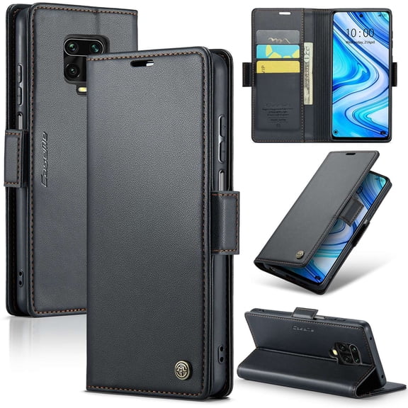 ETFAST Leather Phone Case Wallet With Card Holder Zipper For Redmi Note 9 Pro Max 9Pro 9S High Quality Leather Phone Case