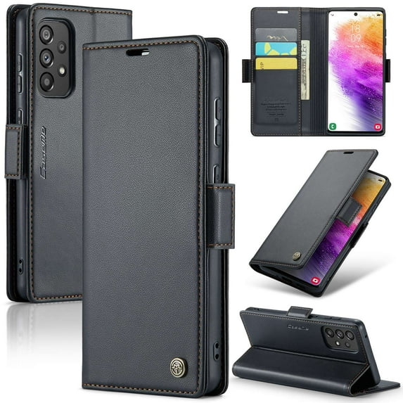 ETFAST Leather Phone Case Wallet With Card Holder Zipper For Samsung Galaxy A71 A51 A50 A50S A30S A20 A30 High Quality Leather Phone Case
