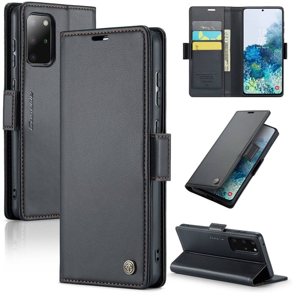 ETFAST Leather Phone Case Wallet With Card Holder Zipper For Samsung Galaxy S20 Ultra S20Plus S20FE High Quality Leather Phone Case