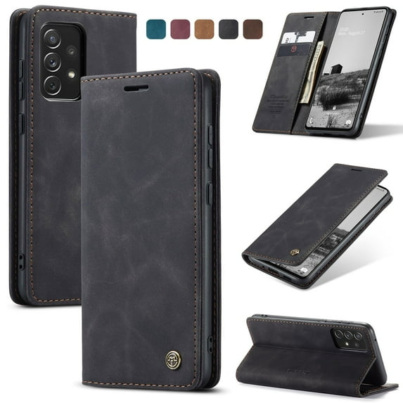 ETFAST Leather Wallet With Card Holder Zipper Phone Case For Samsung Galaxy A73 A53 A33 A23 A13 A72 A52 A42 A32 A22 A12 A71 A51 A41 A31 A21 A70 A50 A40 A30 A20 A10 High Quality Leather Phone Case