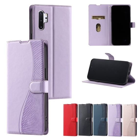 ETFAST Leather Wallet Phone Case For Samsung Galaxy Note 20 Ultra Note20 Note 10 Note 10Plus Note9 Note 8 Quality Leather Phone Case With Card Holder Zipper